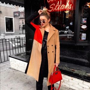 Jackets & Coats - Color block coat Jackets & Coats - Color block coat
